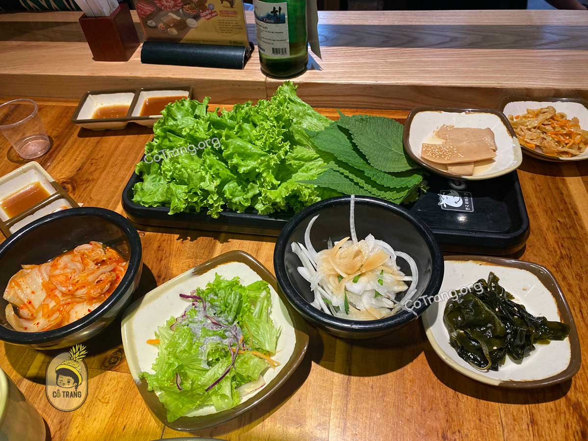 Menu tại GoGi House Đà Nẵng