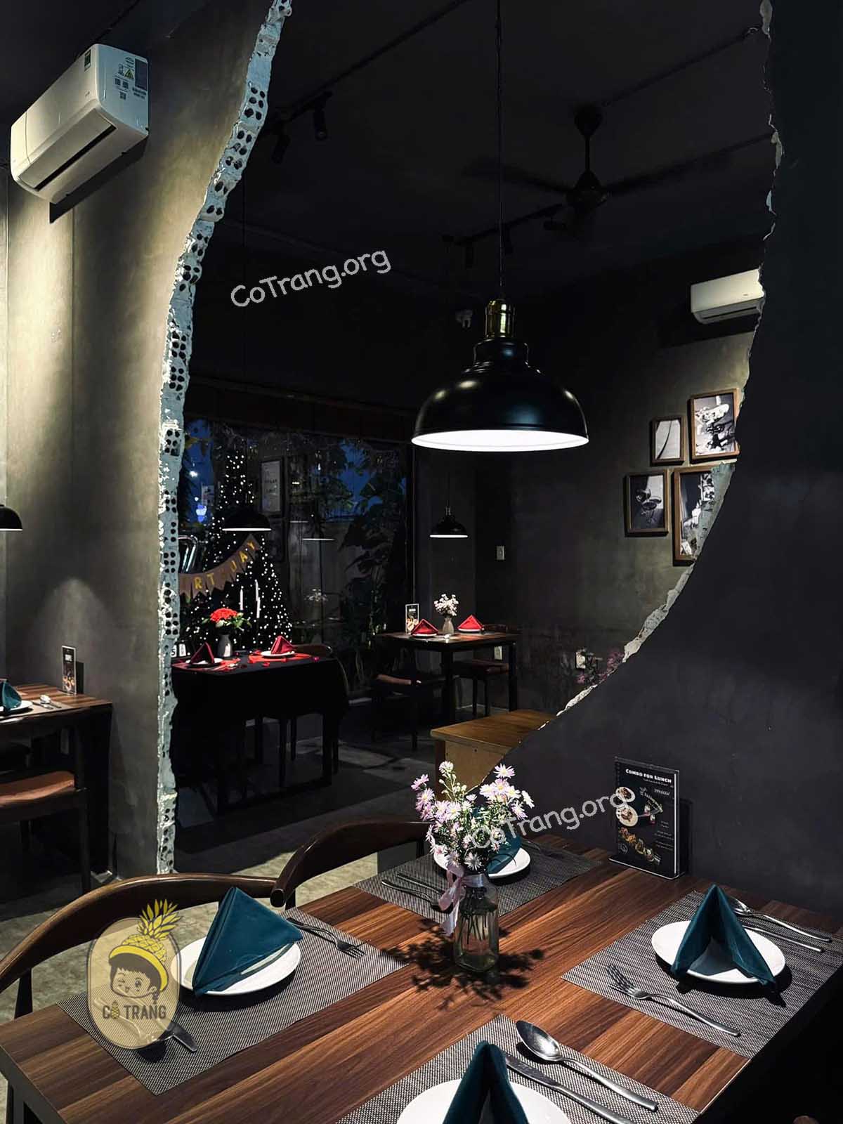 Không gian thực tế tại Gusto restaurant Quảng Ngãi
