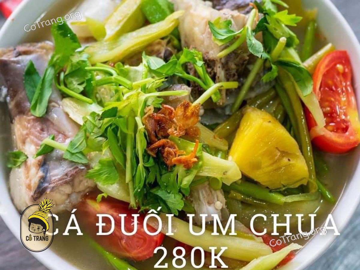 Menu tại Lá Cọ Beach Đồng Hới