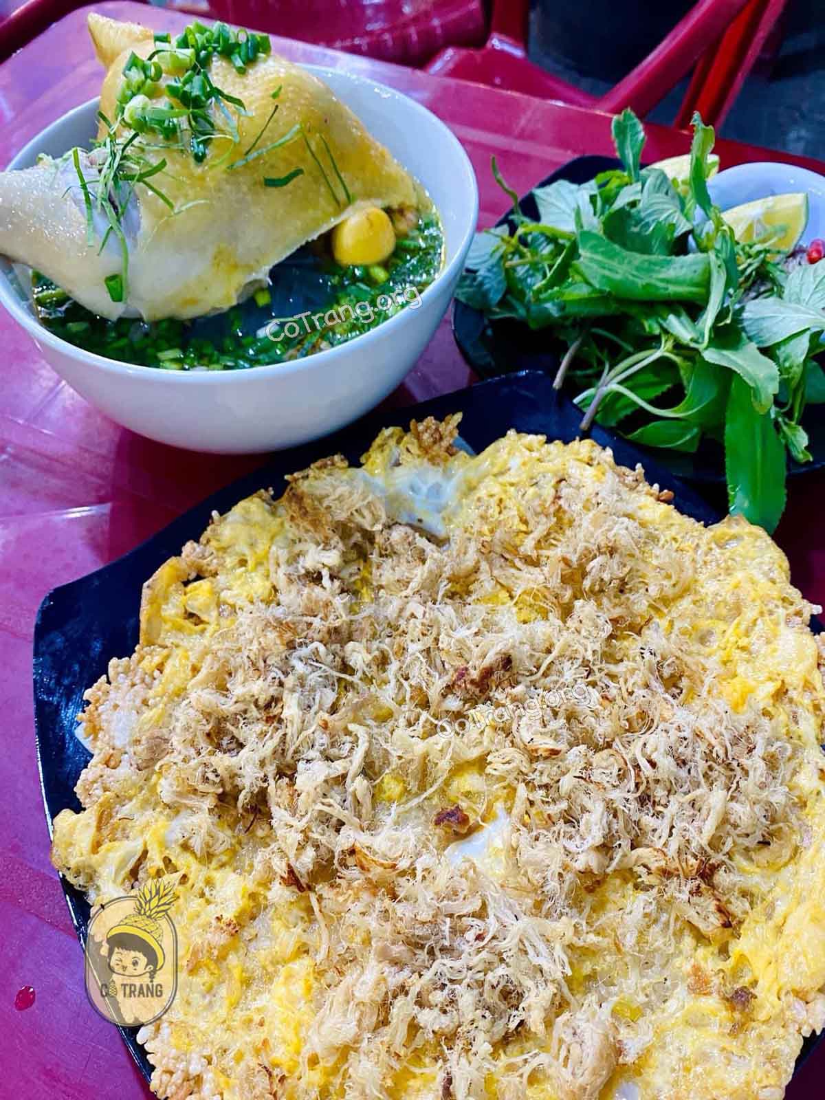 Menu thức ăn tại Hải Vân Quán Quảng Bình