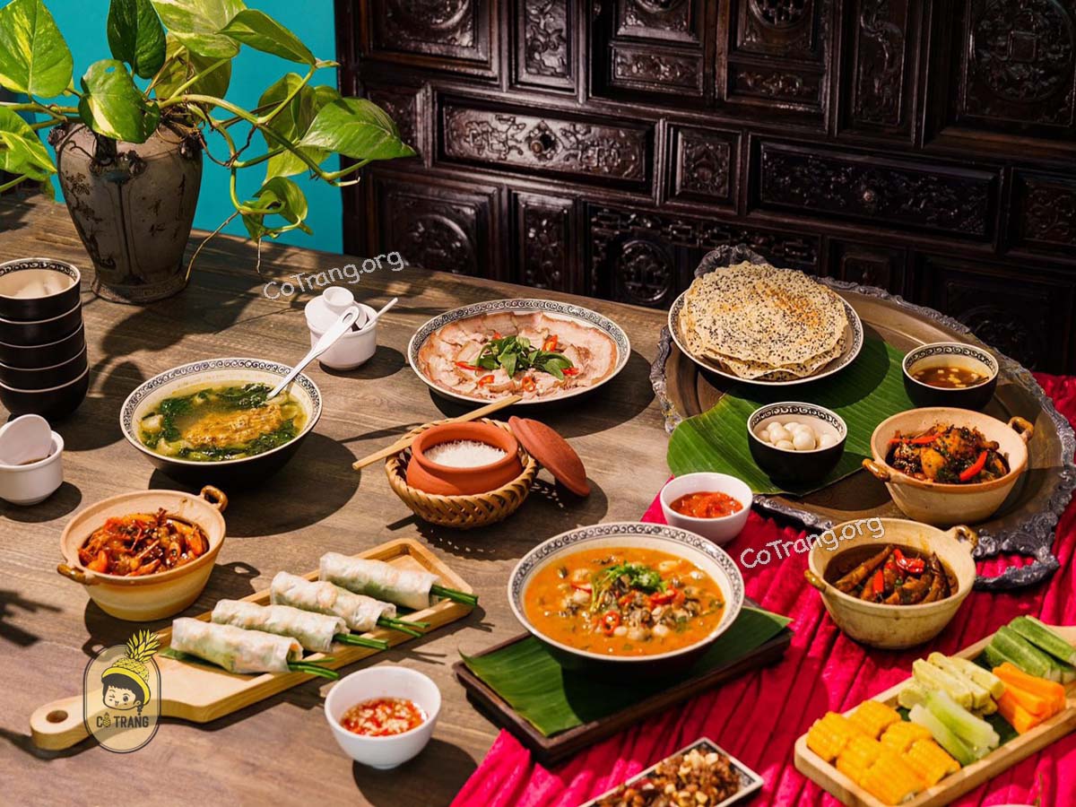Thức ăn tại Chang Chang Sun River Đồng Hới