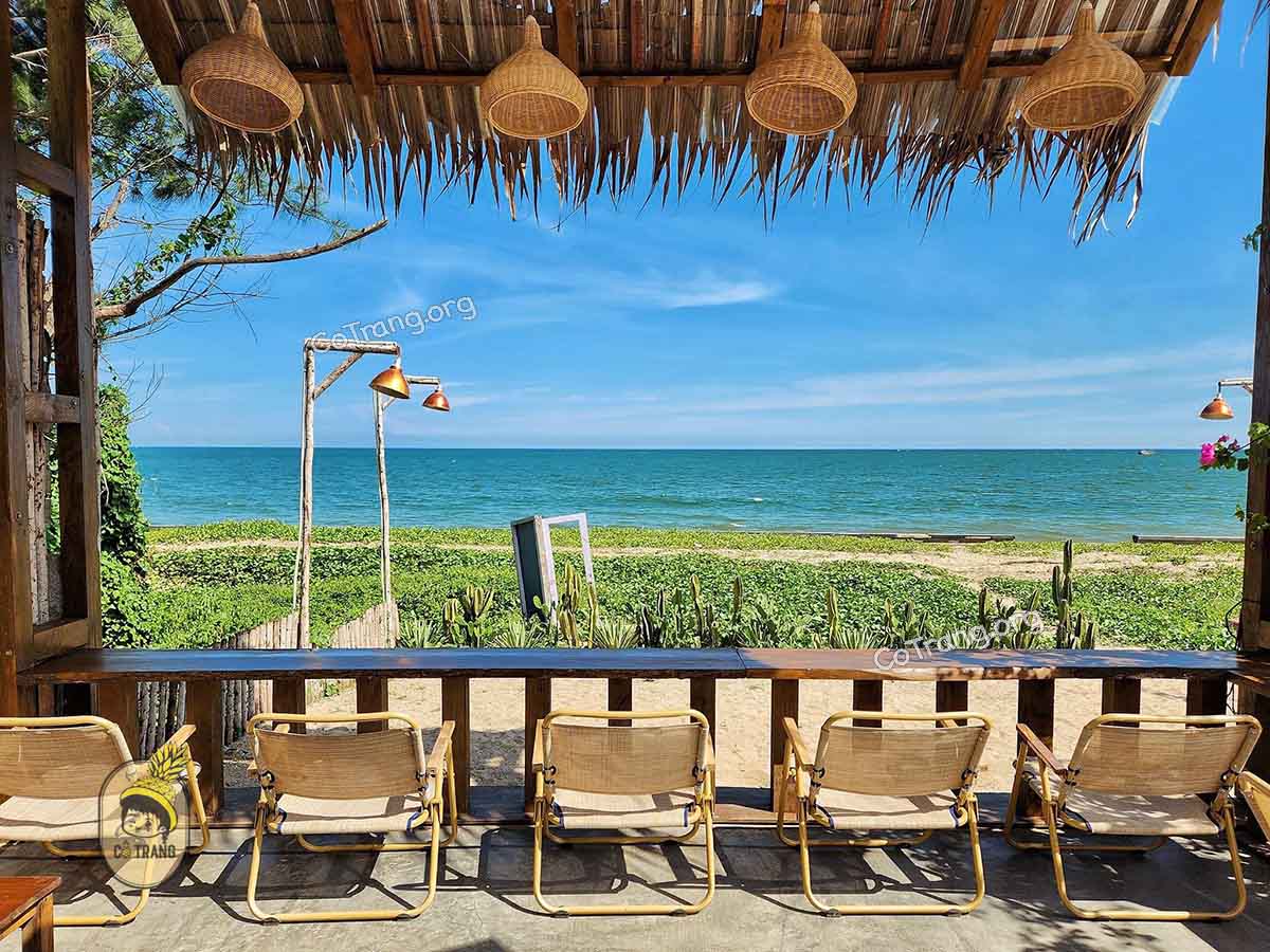 Không gian thực tế tại Cafe Bồng Bềnh Phan Thiết