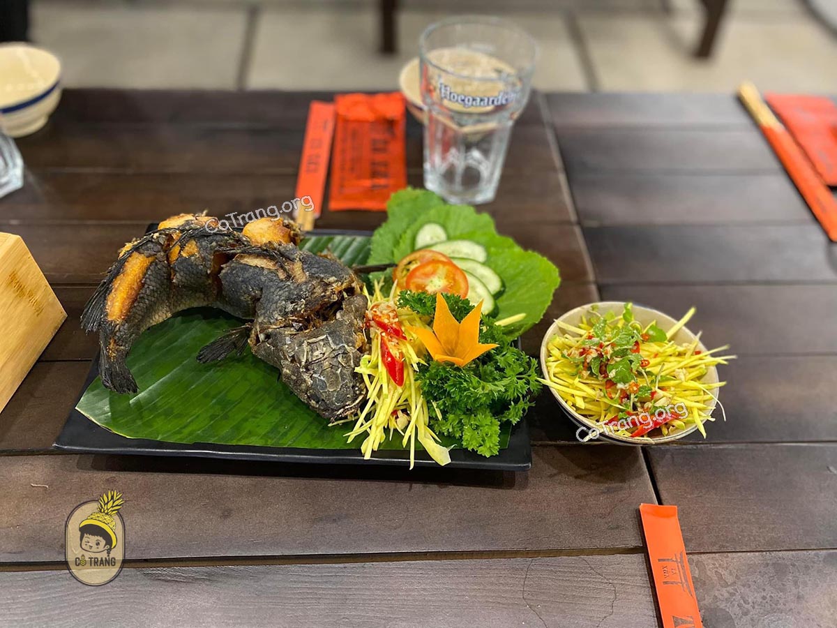 Menu thức ăn tại Tà Xùa Quán Đà Nẵng