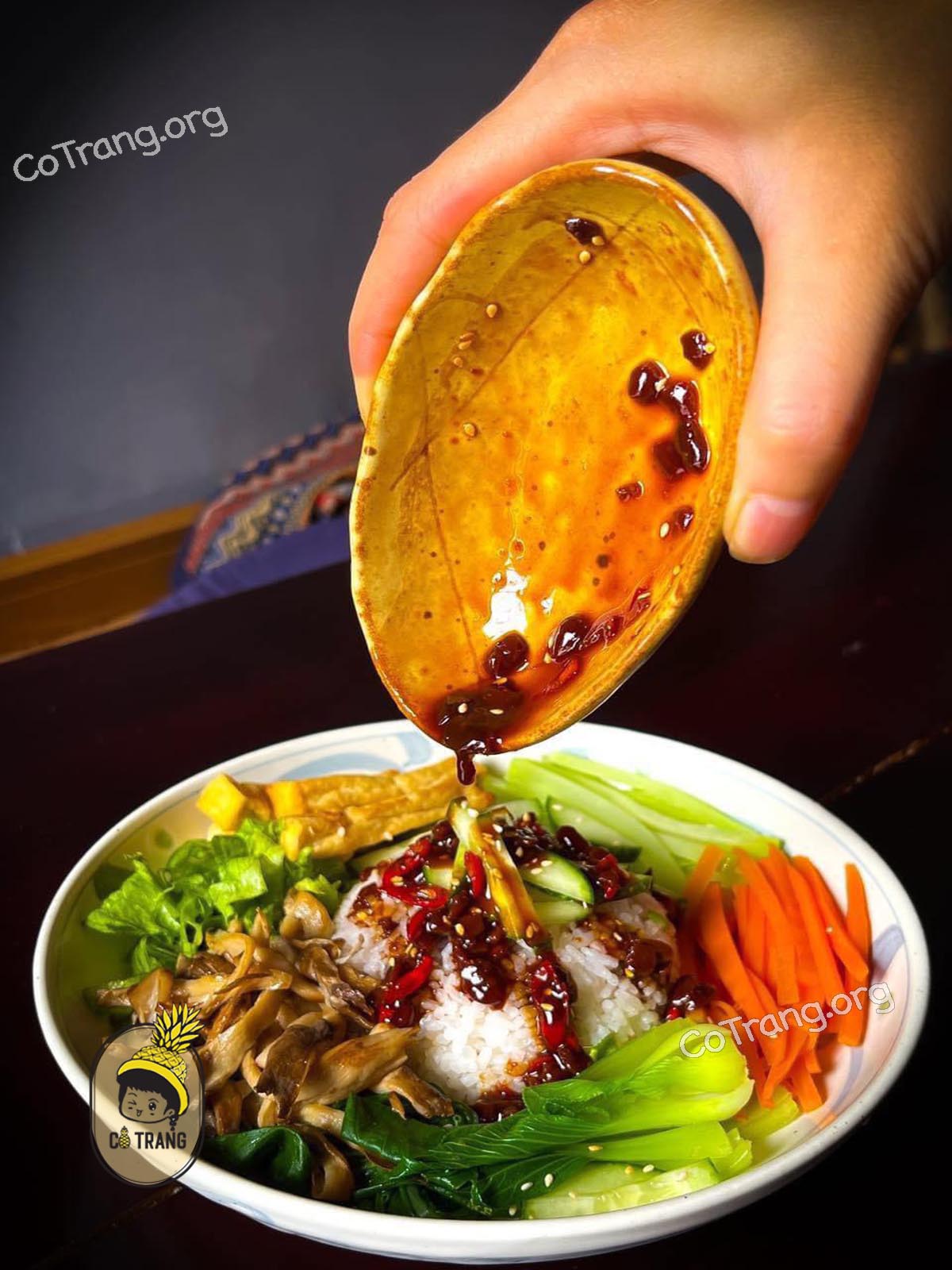 Menu thức ăn tại Quán Chay Cô Ba Măng Đen