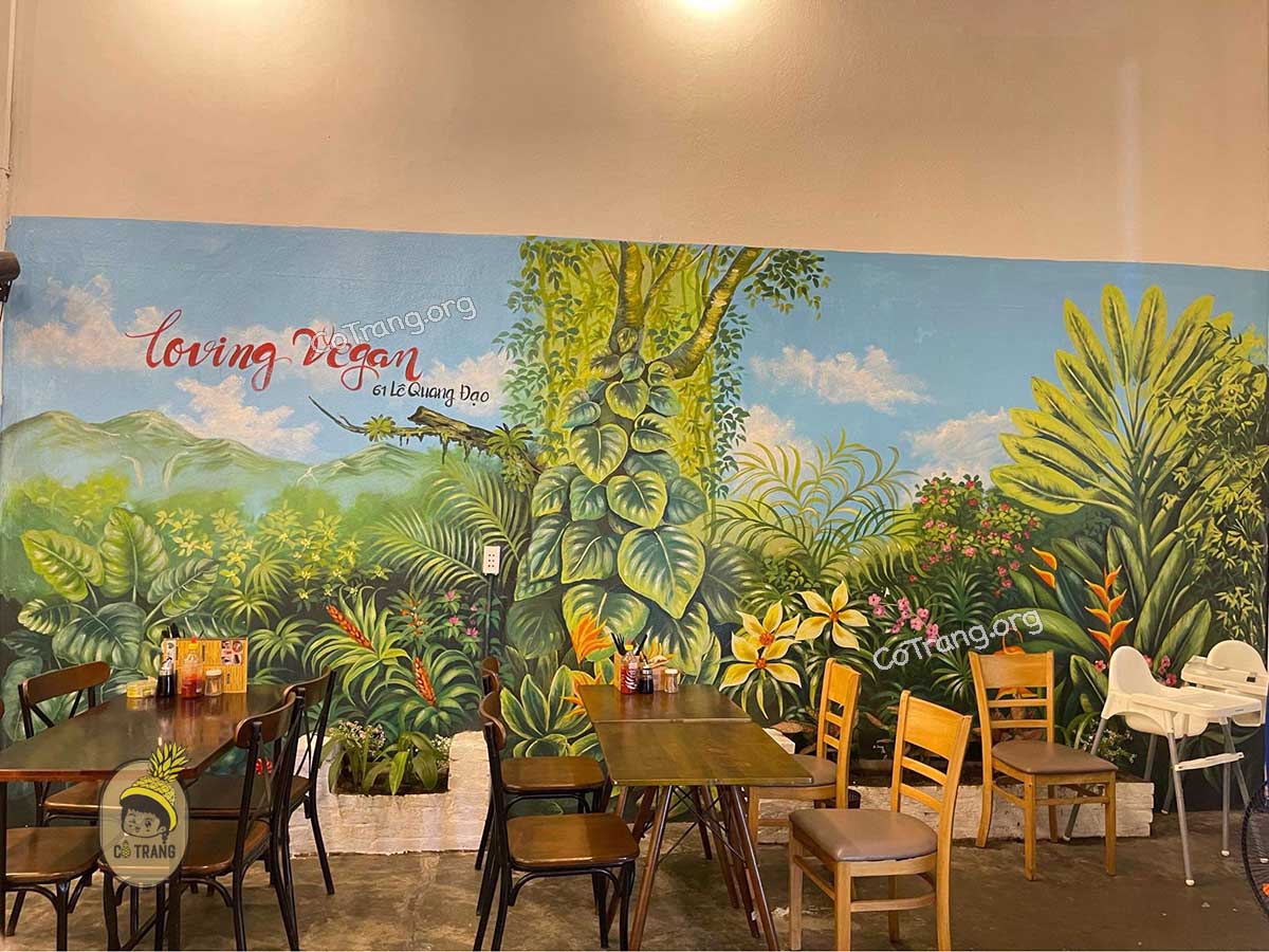 Không gian thực tế tại Loving Vegan Đà Nẵng