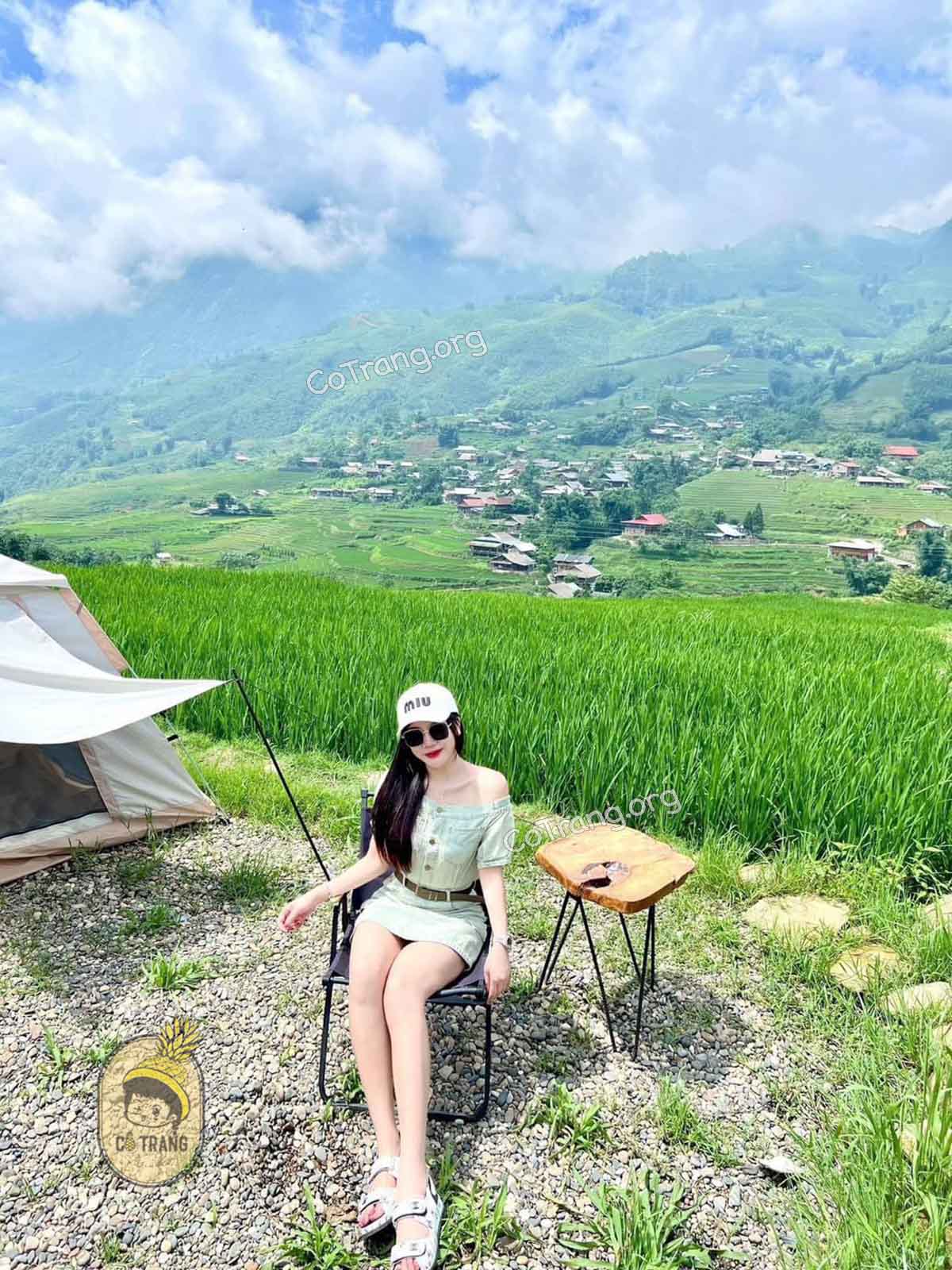 Góc checkin tại Chi Pâu Coffee & Homestay Sapa