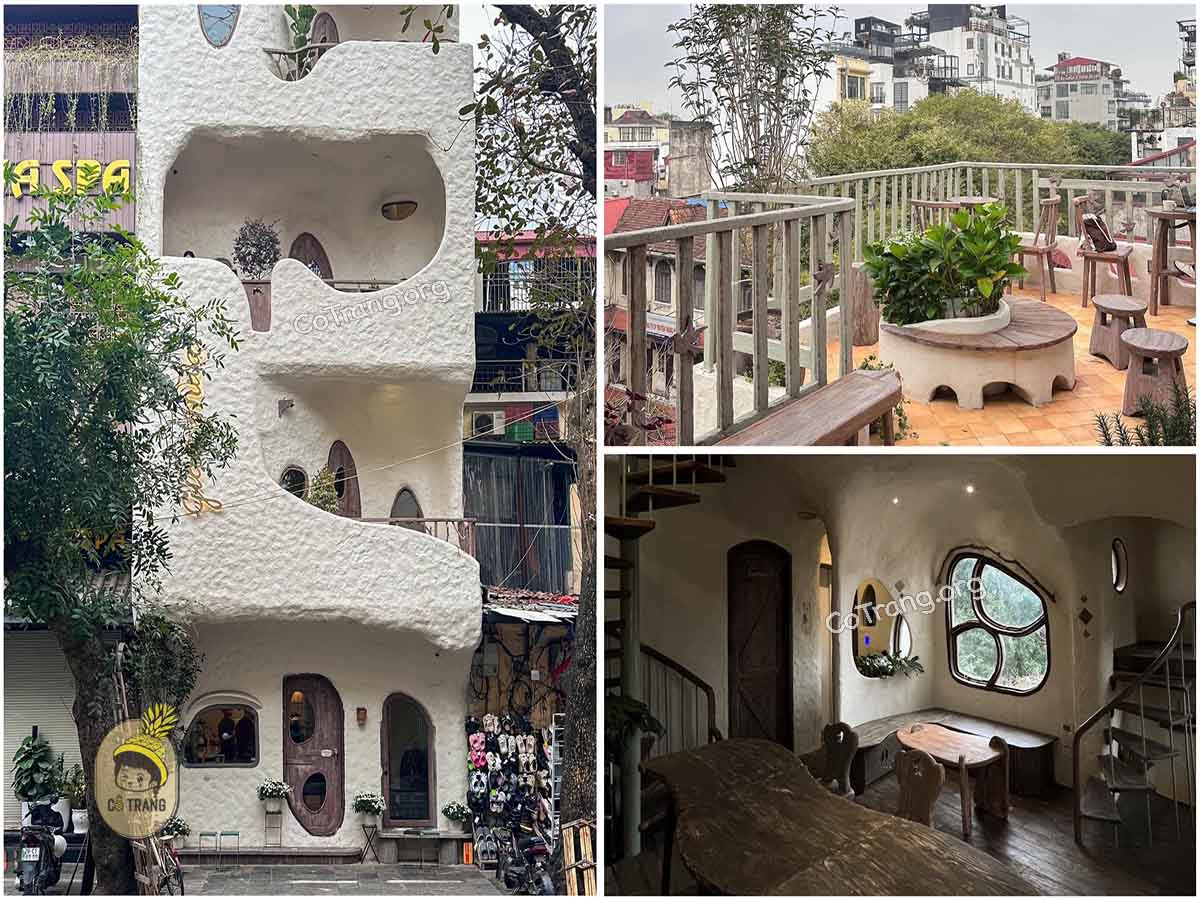 Cafe Giao Mùa 77 Lò Sũ Hà Nội - Một Vibe Địa Trung Hải Xinh Xắn, Cực Chill