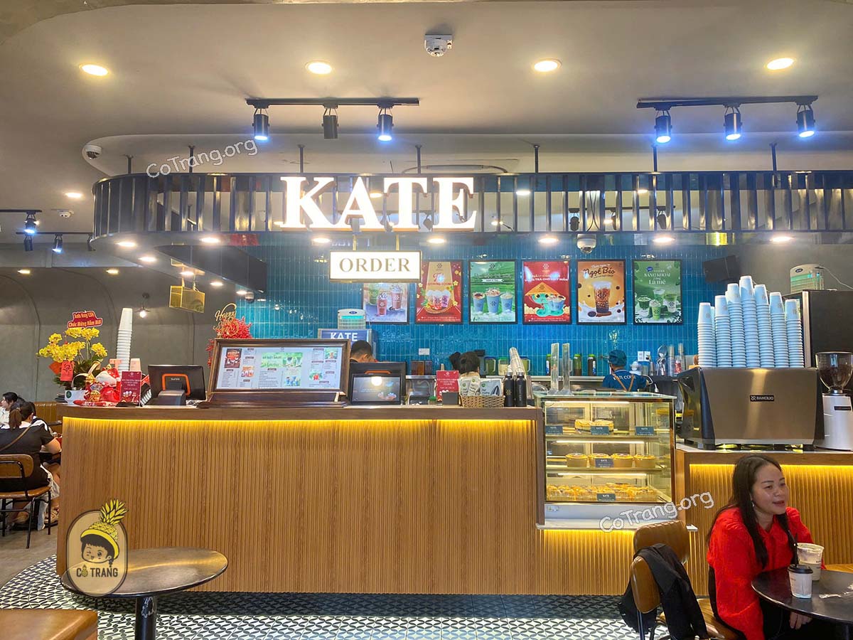 Không gian thực tế tại Kate Coffe Quảng Ngãi