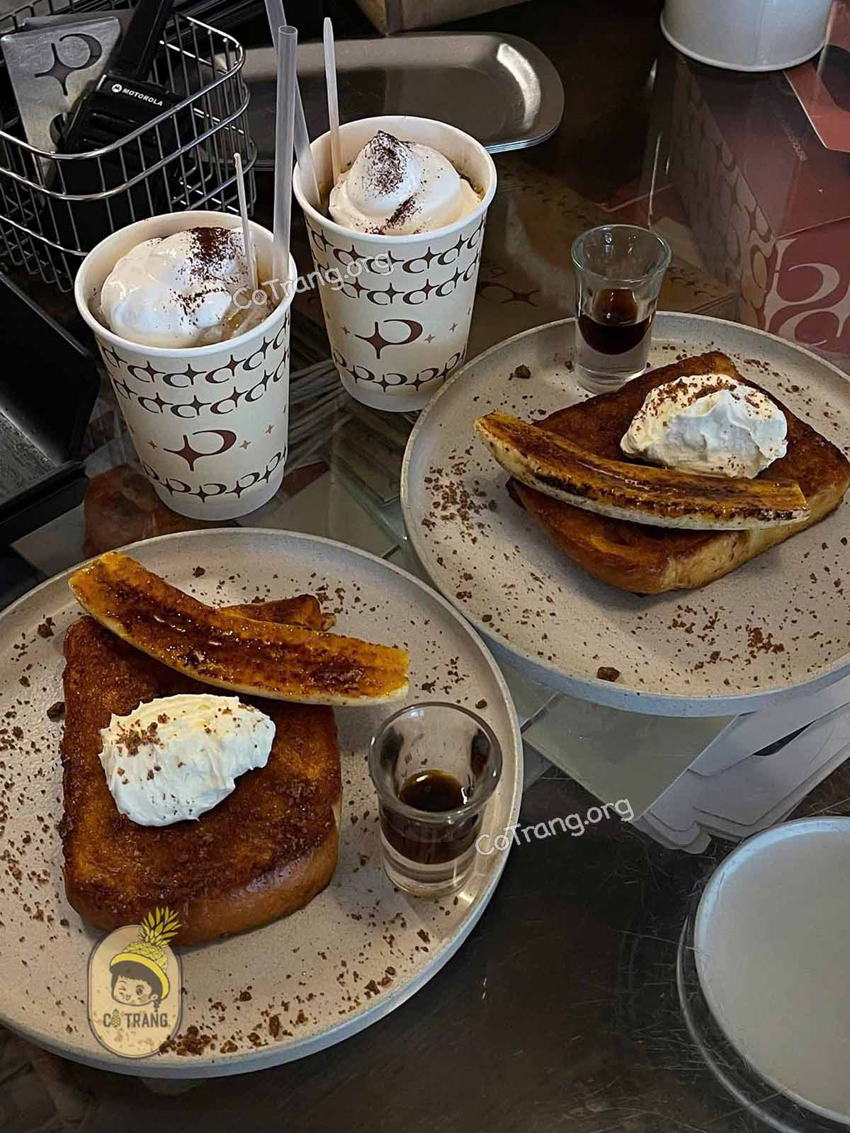 Menu thức uống tại P Coffee Đà Nẵng