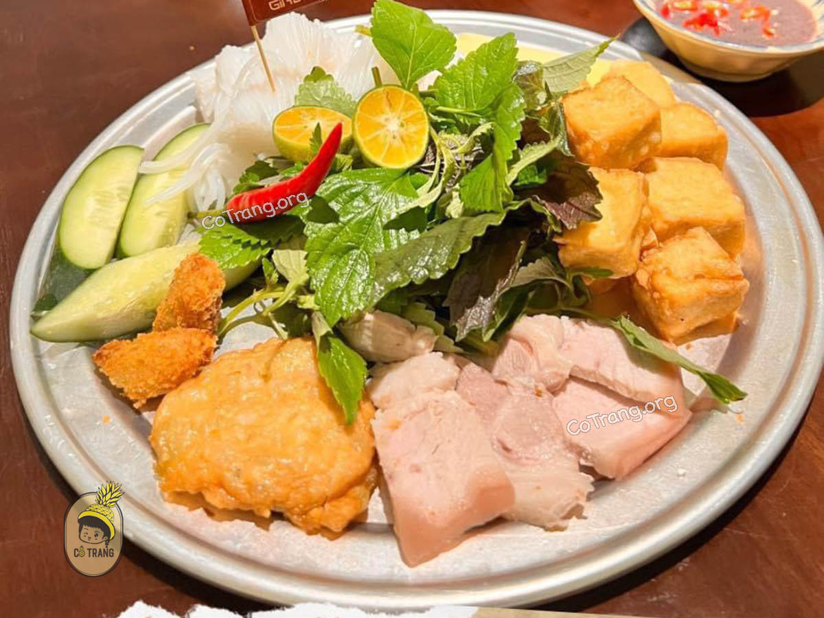 Menu món ăn tại Bún Đậu Gia Di Quảng Bình