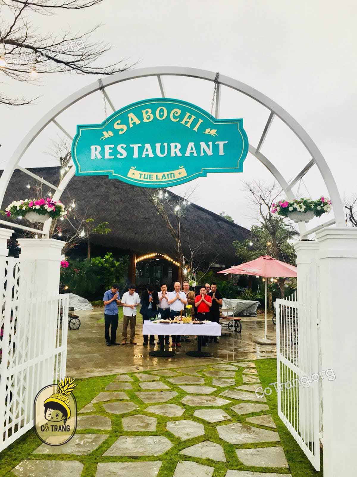 Không gian thực tế tại Nhà Hàng SaboChi Tuệ Lâm Đồng Hới