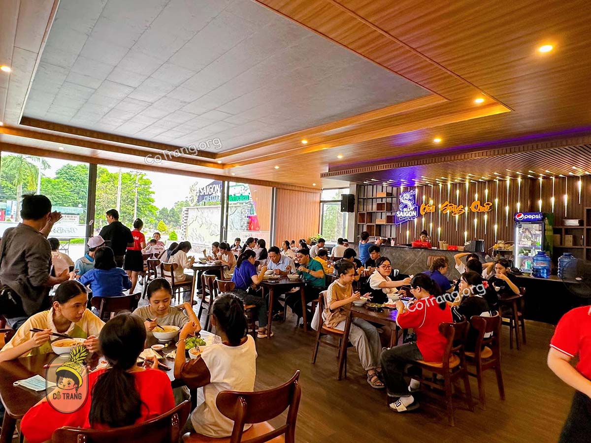 Không gian thực tế tại Bến Sông Quê Quảng Ngãi 