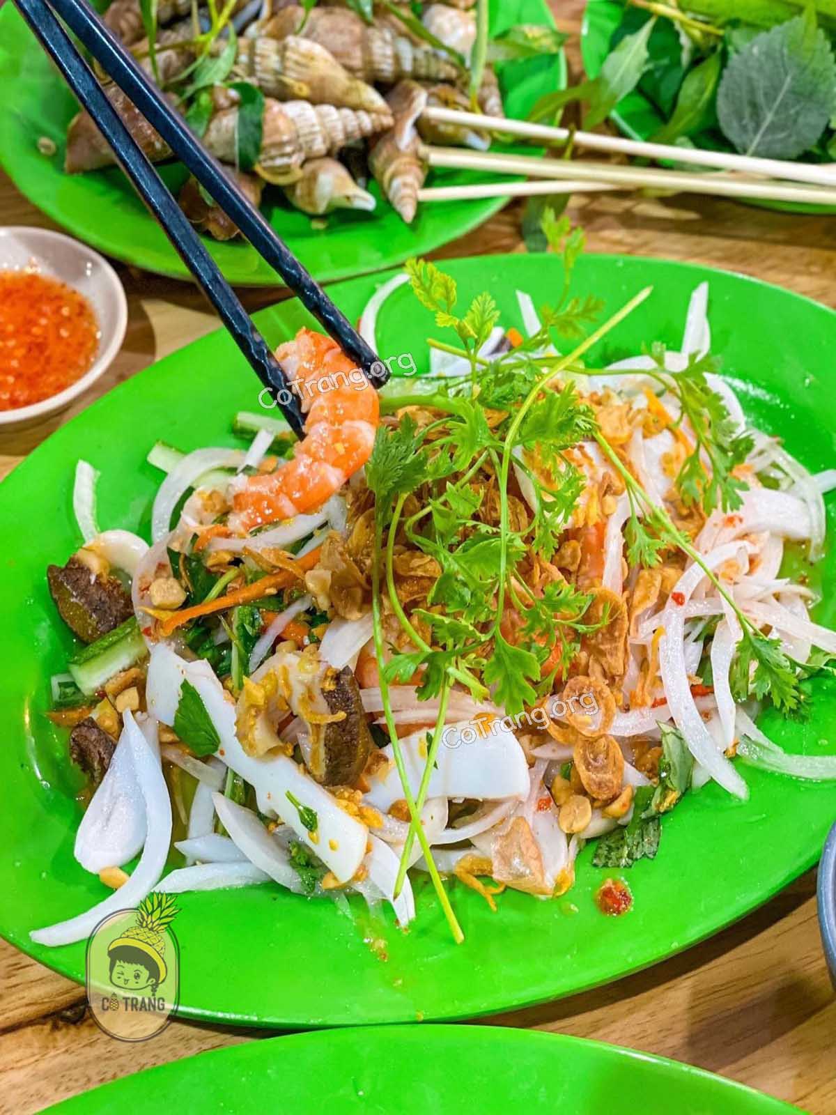 Menu thức ăn tại Hải Sản Thanh Sương Nha Trang