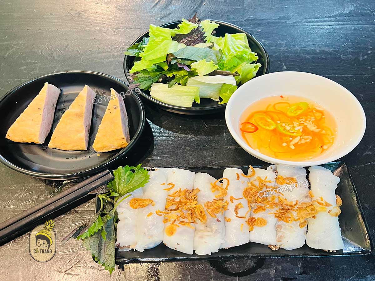 Menu thức ăn tại Khang Đồng Hới