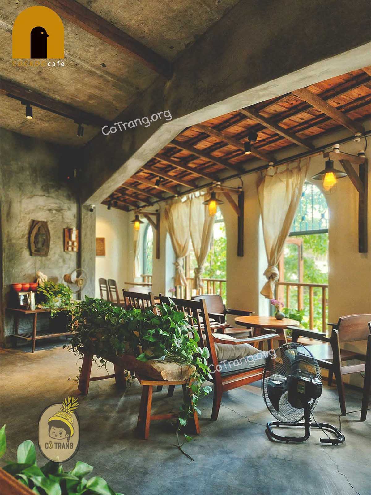 Không gian thực tế tại Cuckoo Cafe Quảng Ngãi 