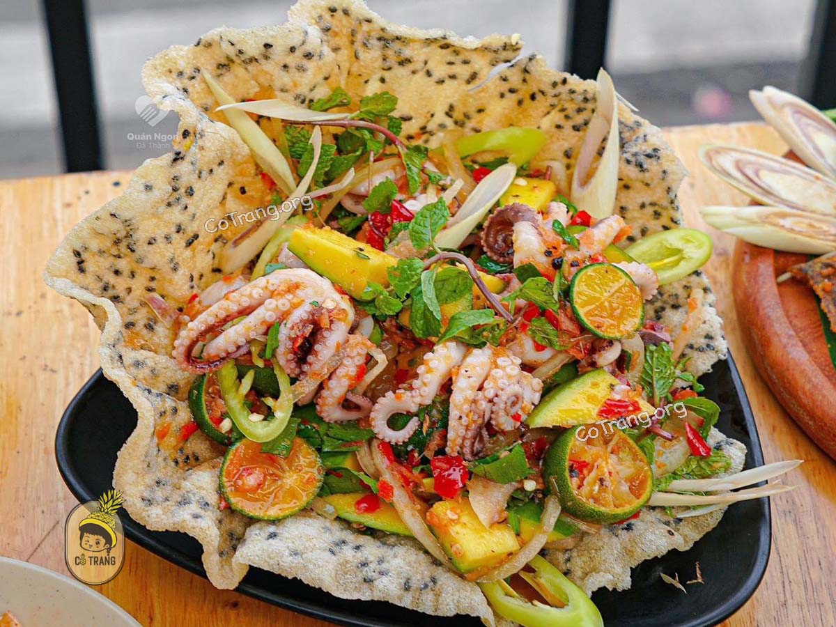 Menu thực ăn tại Mọi Quán Hội An