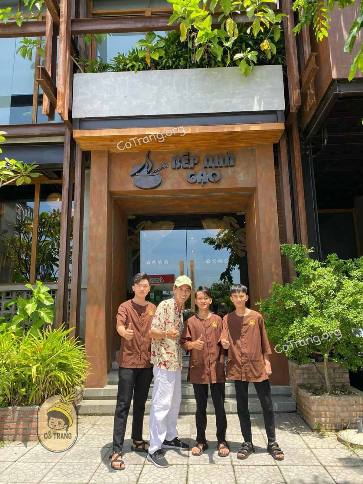 Không gian thực tế tại Bếp Mộc Quảng Ngãi