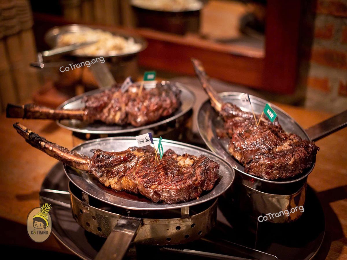Menu thức ăn tại Olivia's Prime Steakhouse Đà Nẵng