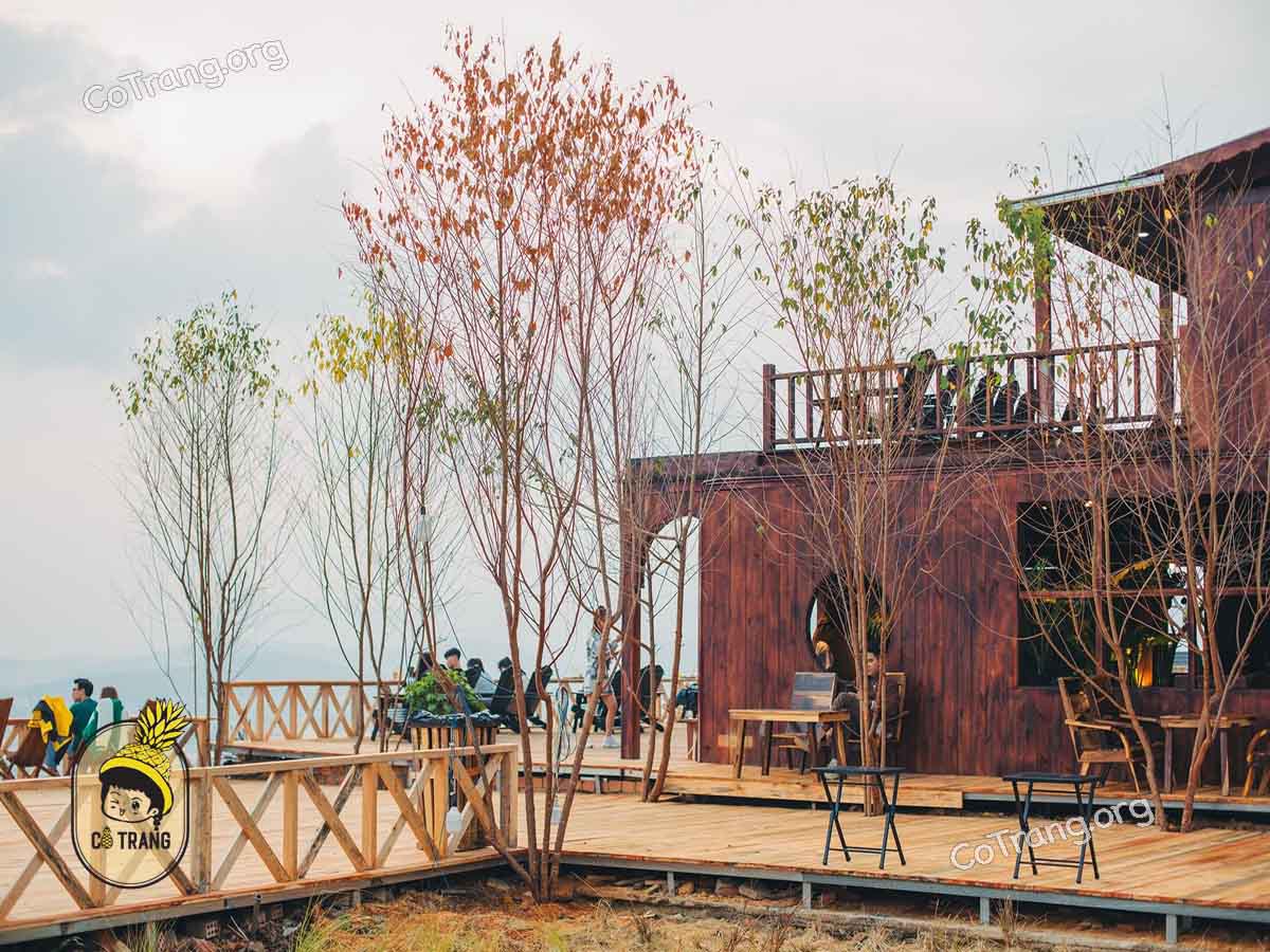 Không gian thực tế tại Cafe Lời Của Gió Đà Lạt