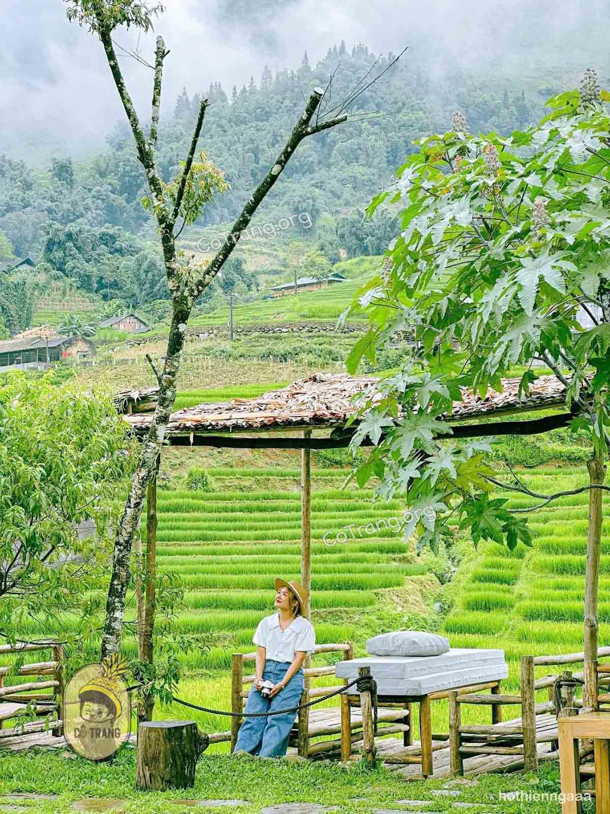Góc checkin tại Sailing Sapa