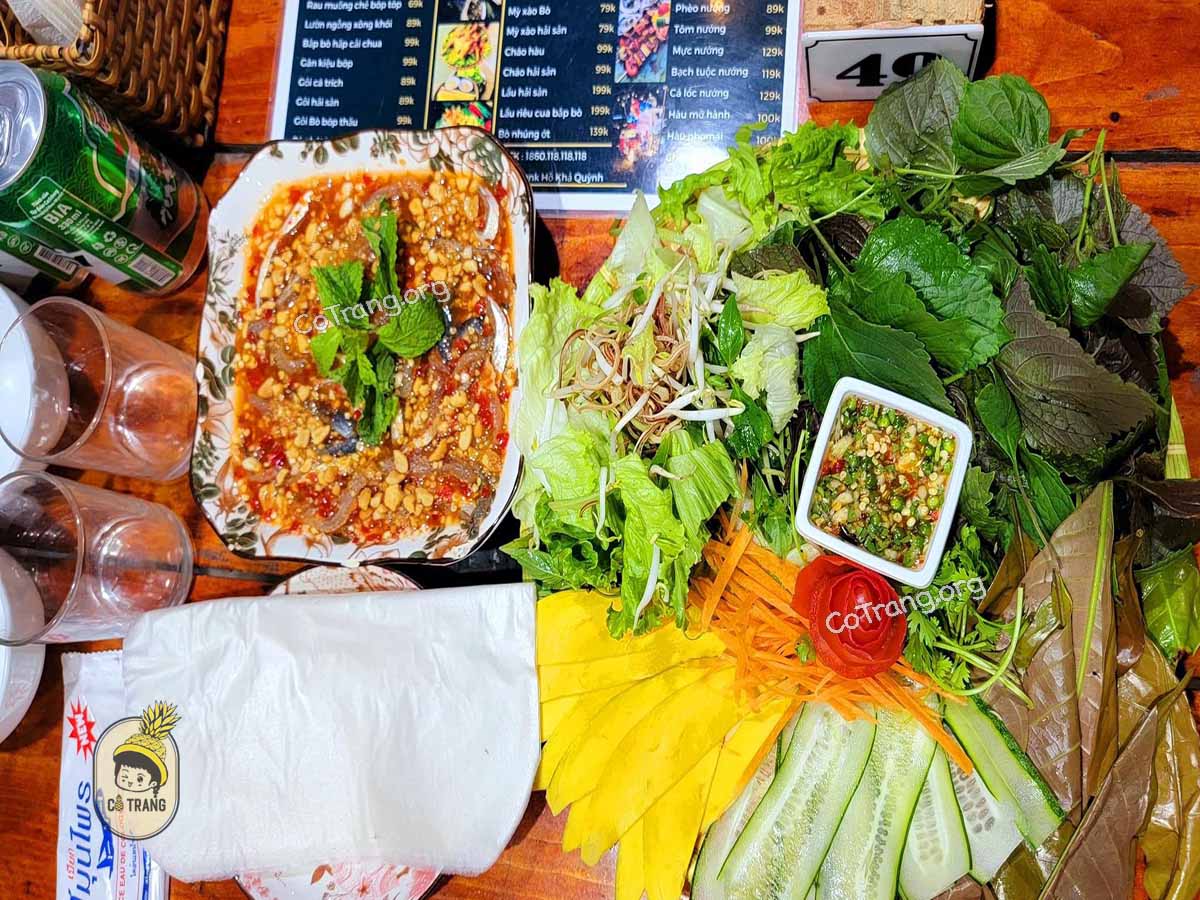 Menu thức ăn tại C Garden BBQ & Camping Huế 