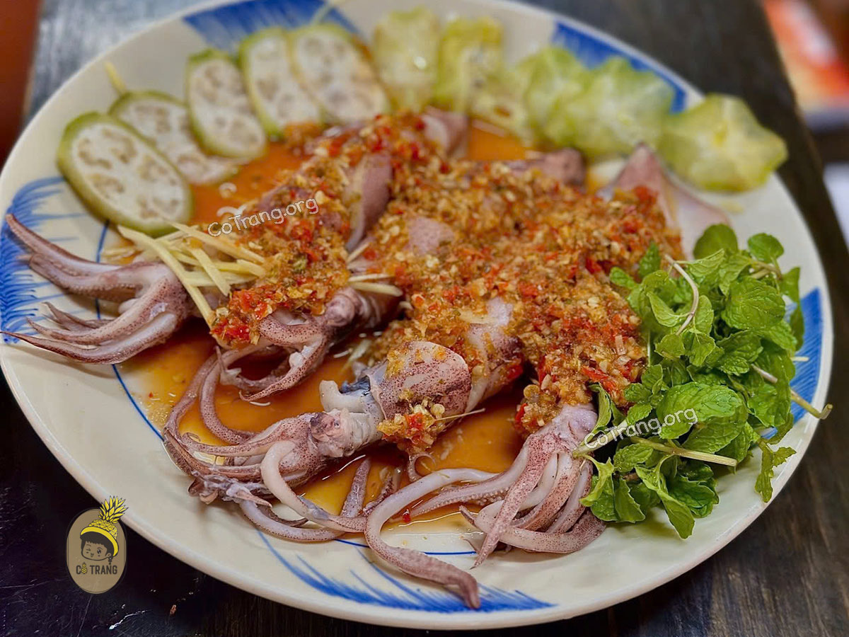 Menu thức ăn tại Hải Sản Mộc Quán Đà Nẵng