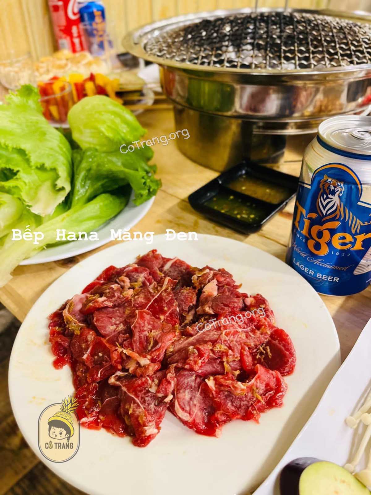 Menu tại Bếp Bà Hana Măng Đen