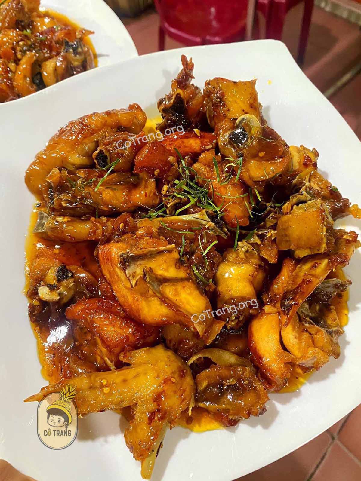 Menu thức ăn tại Hải Vân Quán Quảng Bình