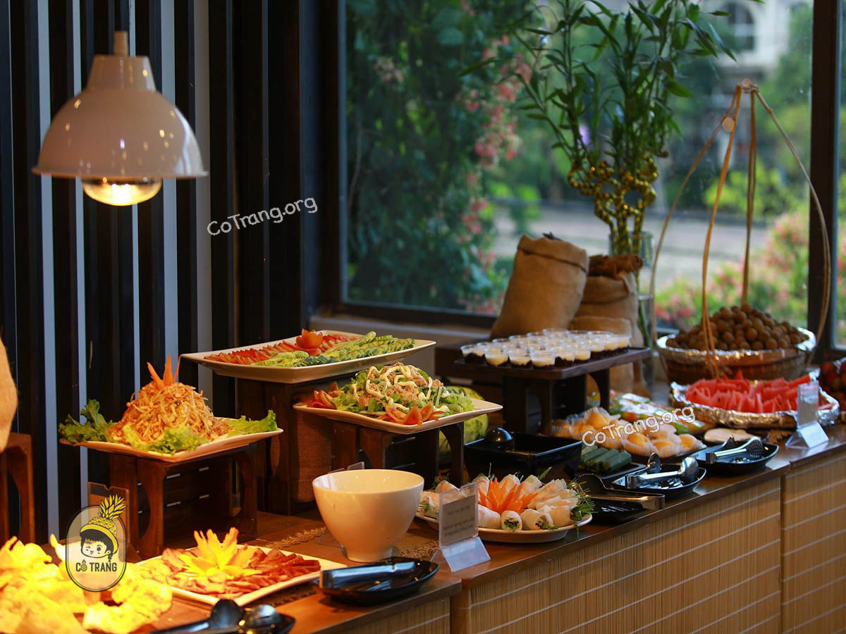 Menu thức ăn tại Hoian Seafood Buffet 