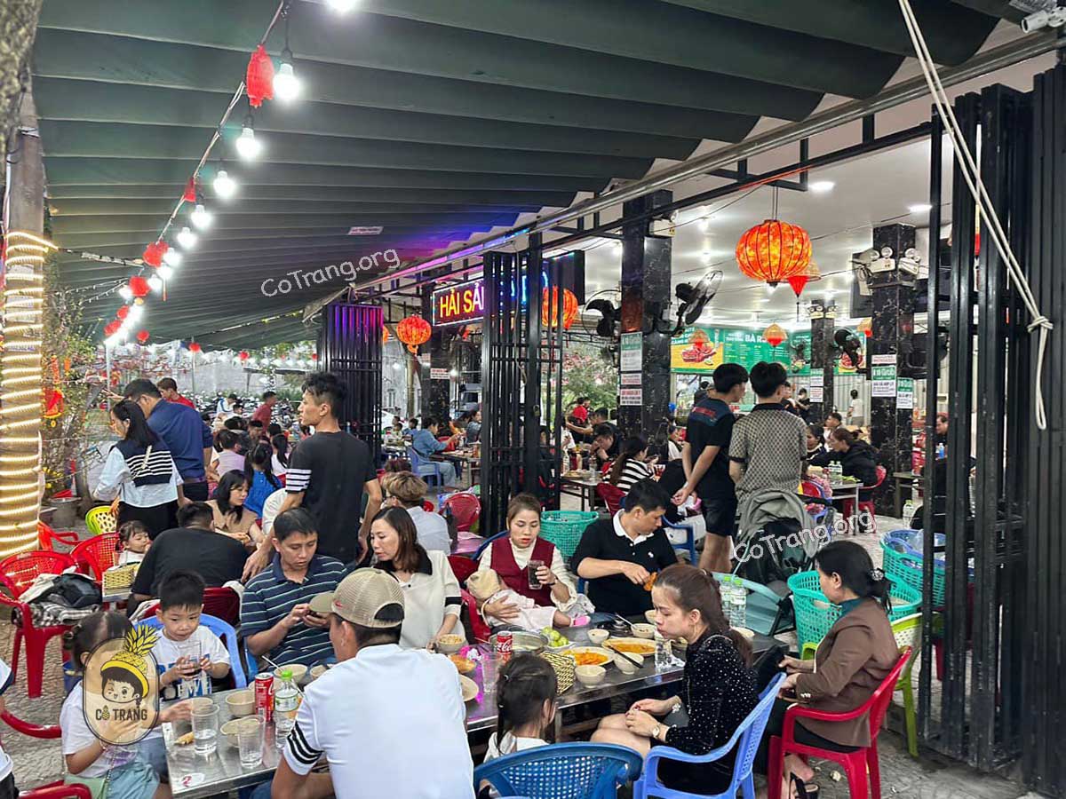 Menu thức ăn tại Hải Sản Bà Rô Đà Nẵng