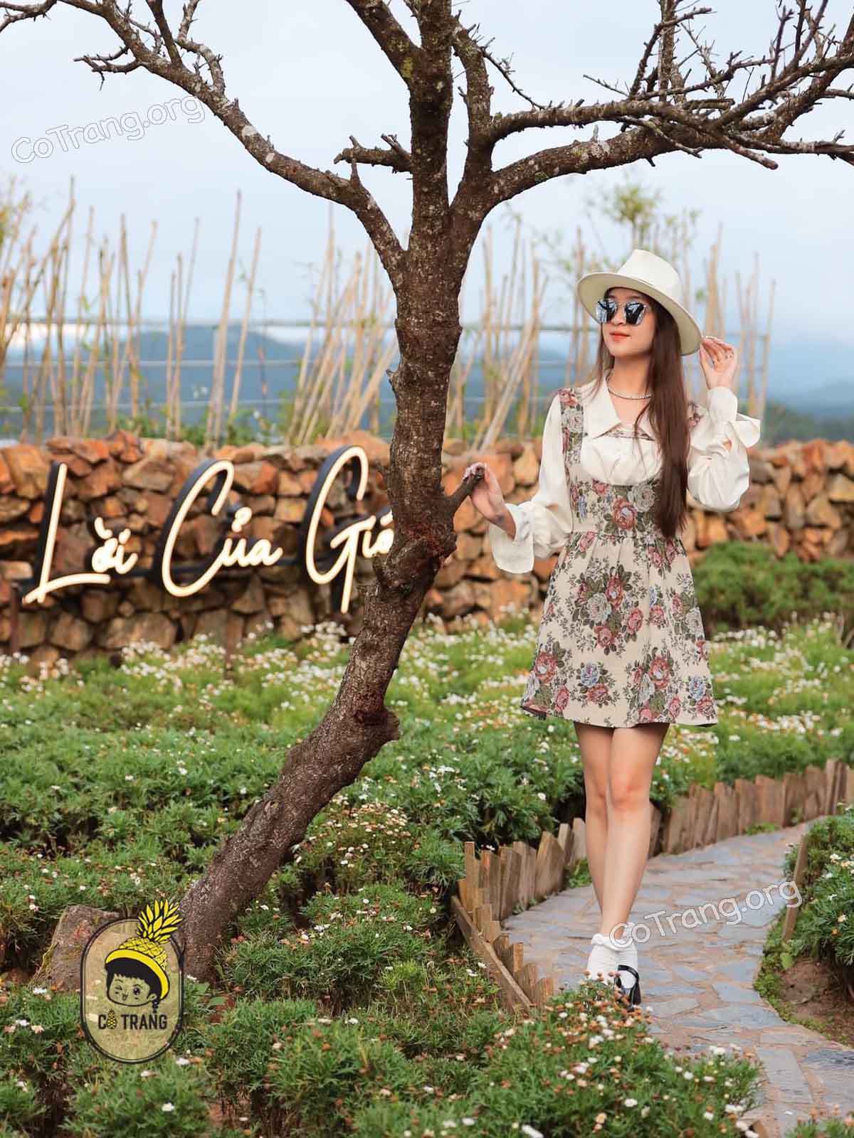 Góc checkin tại Cafe Lời Của Gió Đà Lạt
