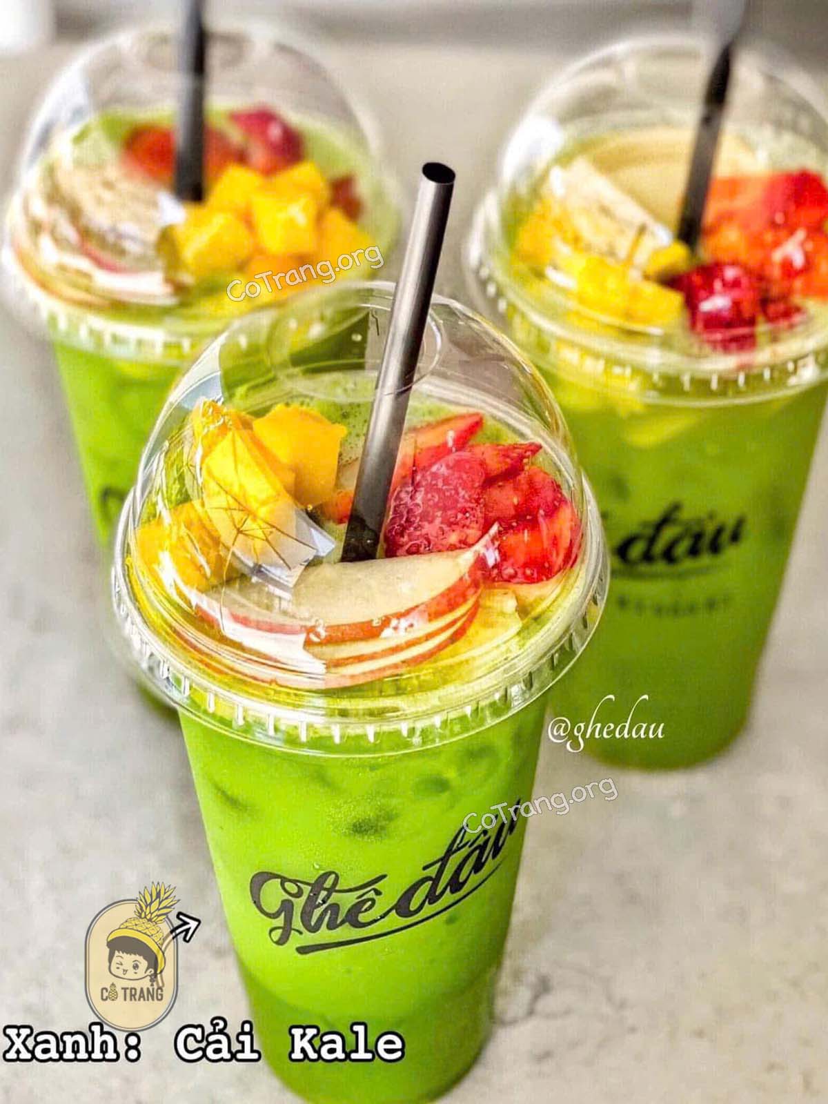 Menu thức uống tại Ghế Đẩu Quảng Ngãi