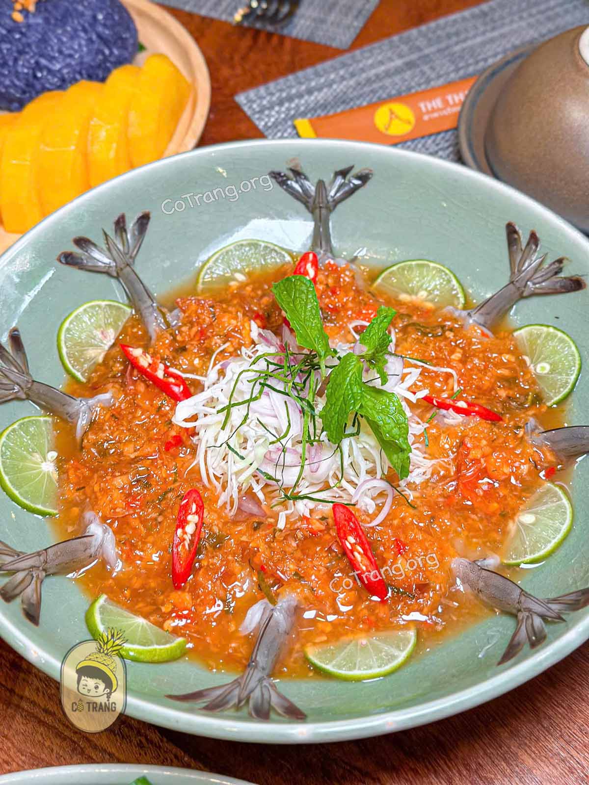 Menu thức ăn tại The Thai Cushine Quảng Ngãi