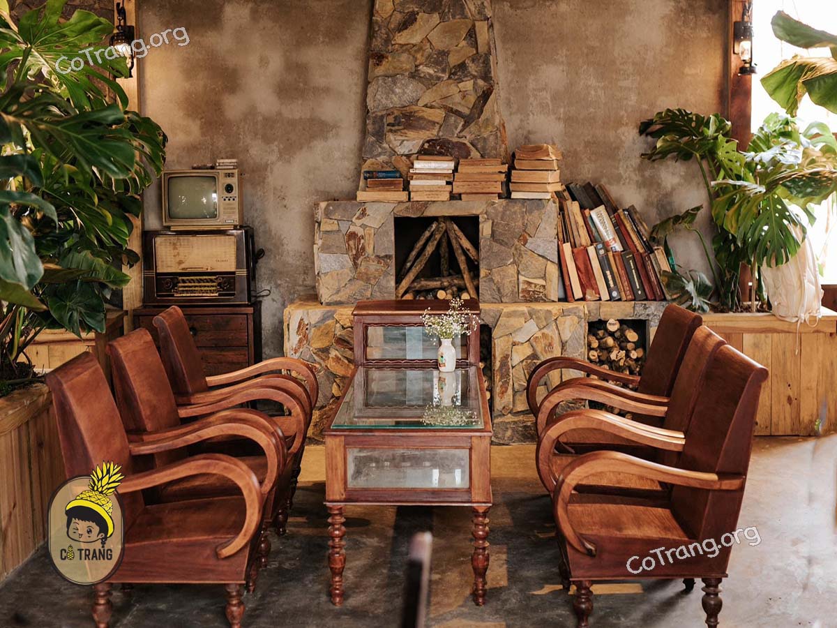 Không gian thực tế tại Cafe Lời Của Gió Đà Lạt