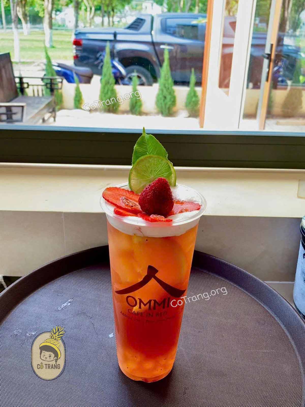Menu đồ uống tại OMMI Quảng Ngãi