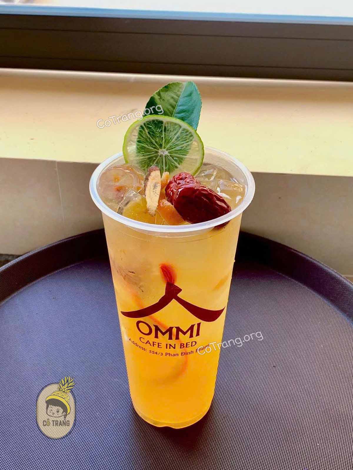 Menu đồ uống tại OMMI Quảng Ngãi