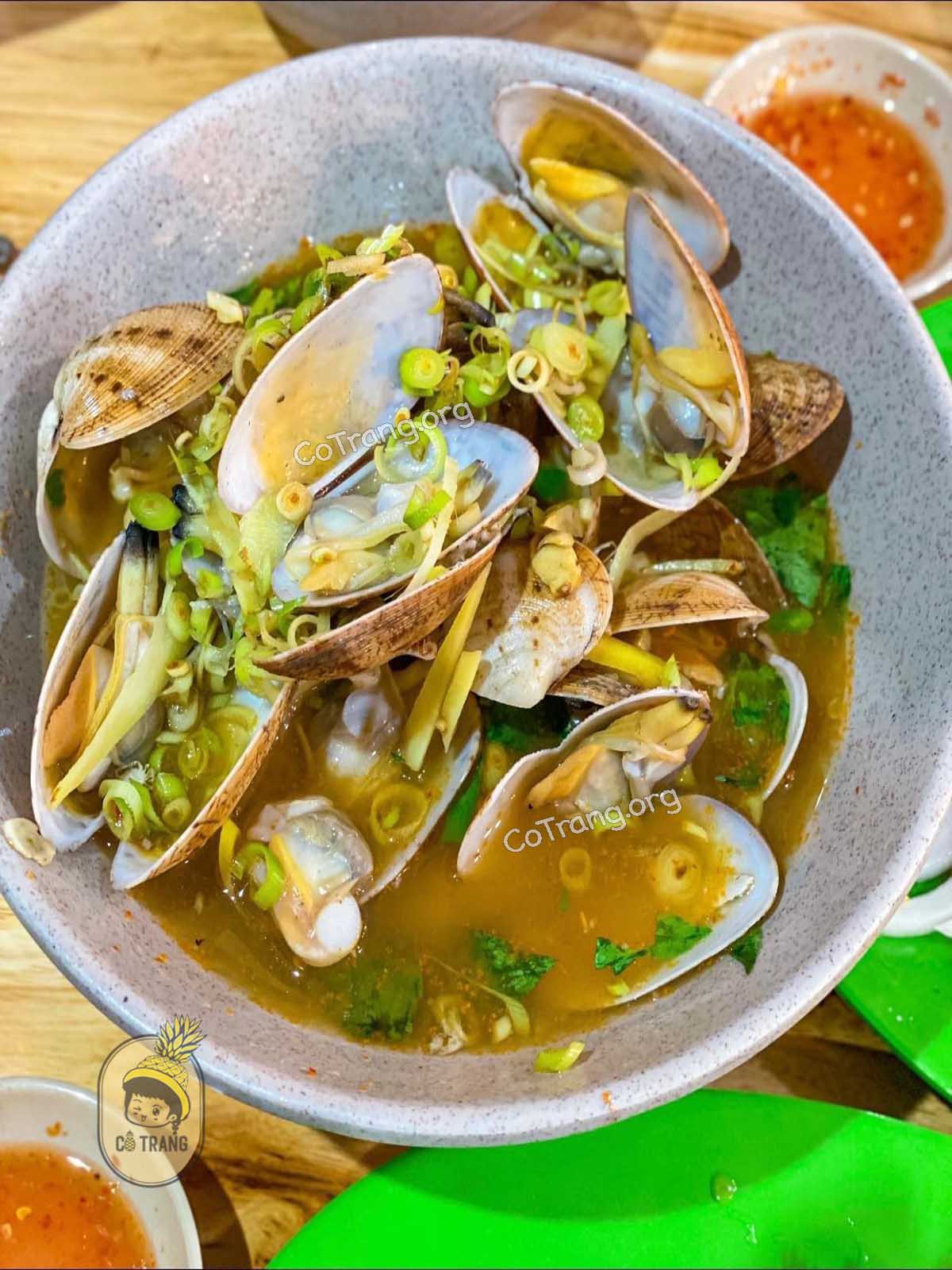 Menu thức ăn tại Hải Sản Thanh Sương Nha Trang