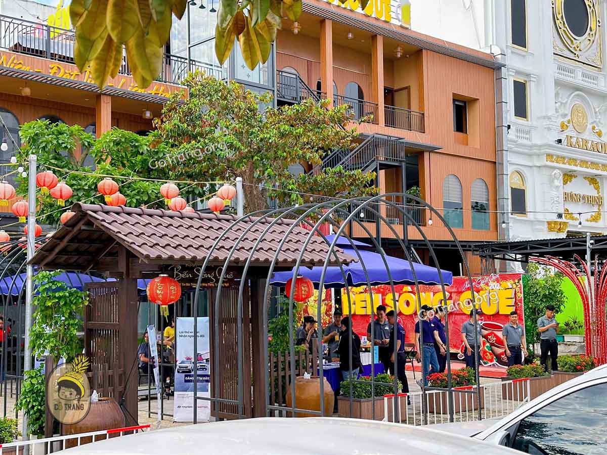 Không gian thực tế tại Bến Sông Quê Quảng Ngãi 
