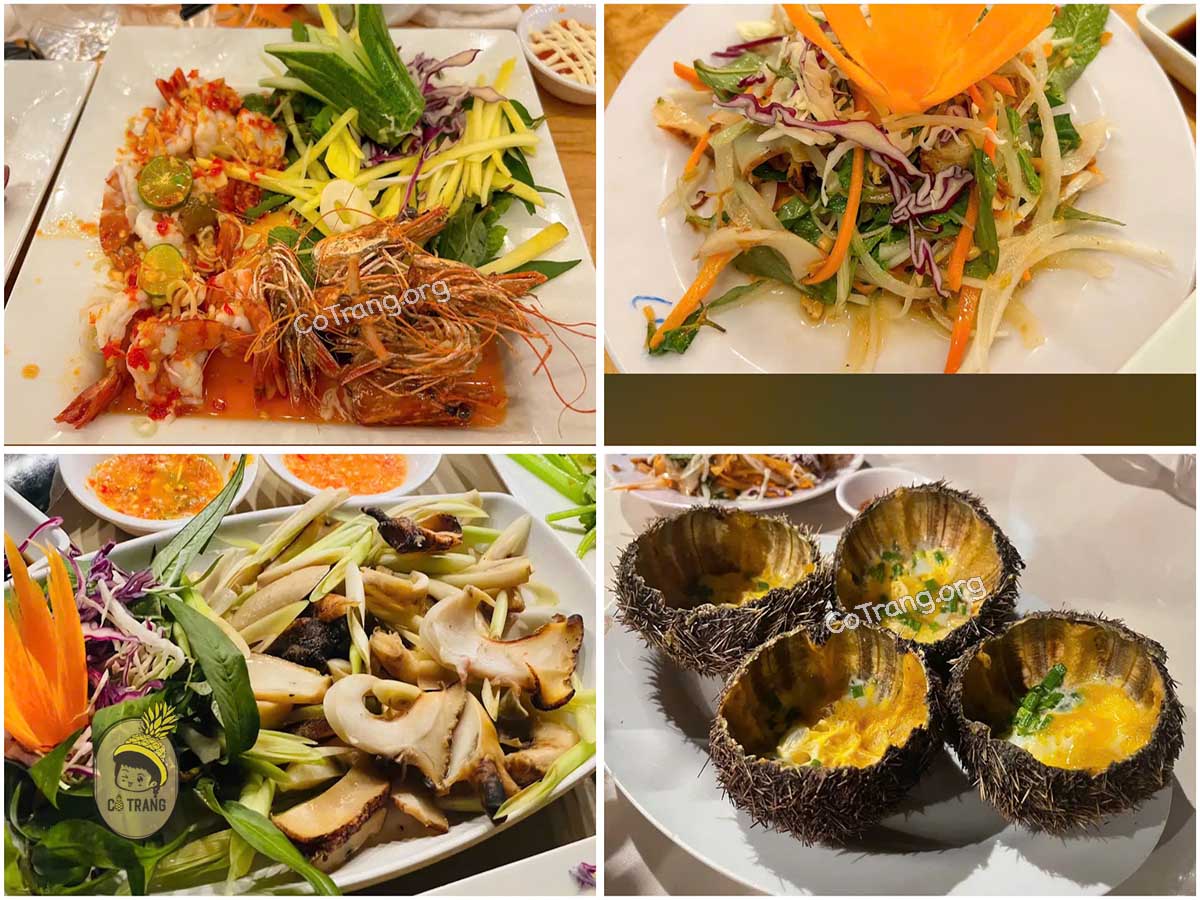 Menu thức ăn tại Lưới Sea Food Phú Quý