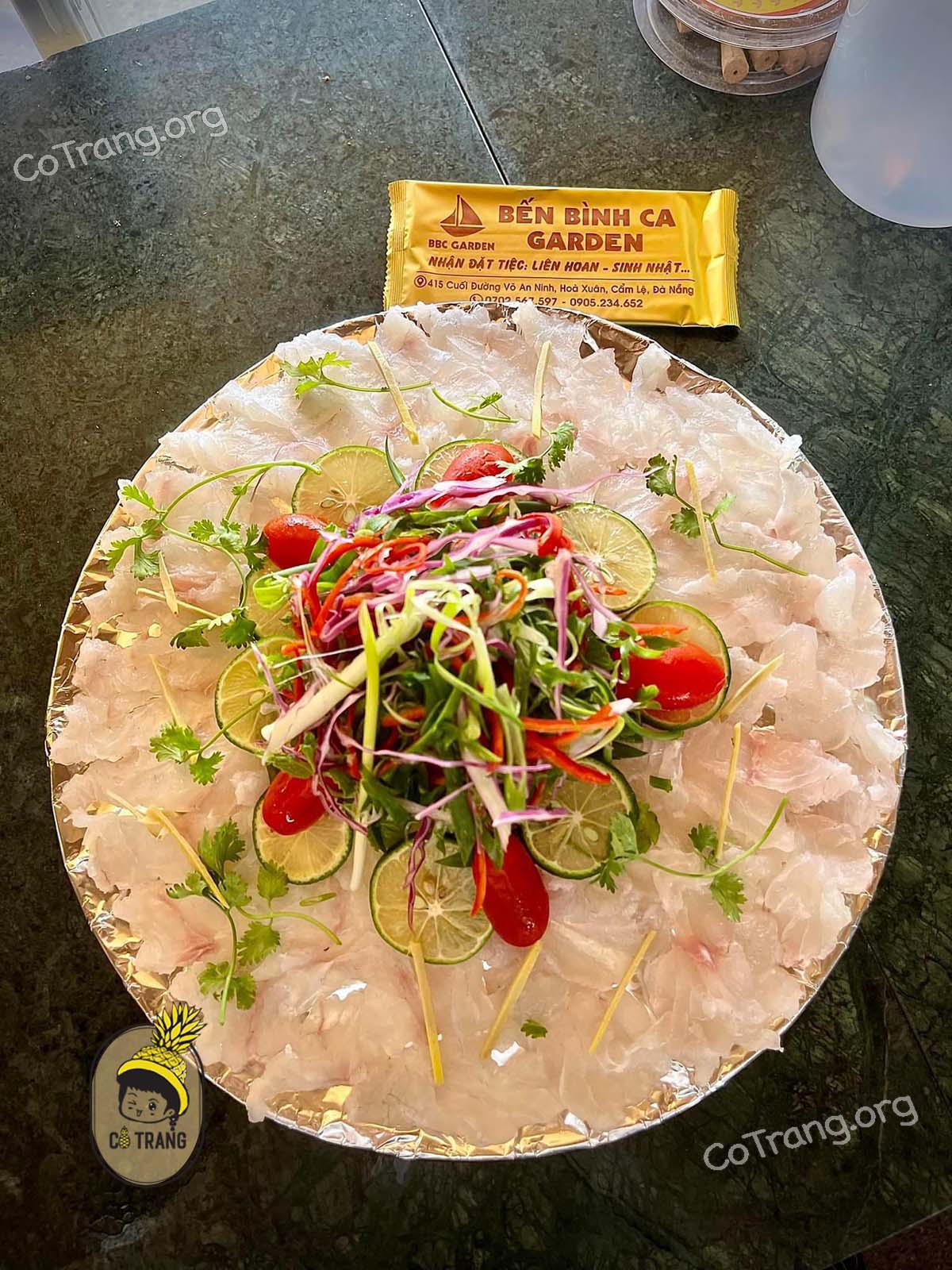 Menu thưc uống tại Bến bình ca Đà Nẵng