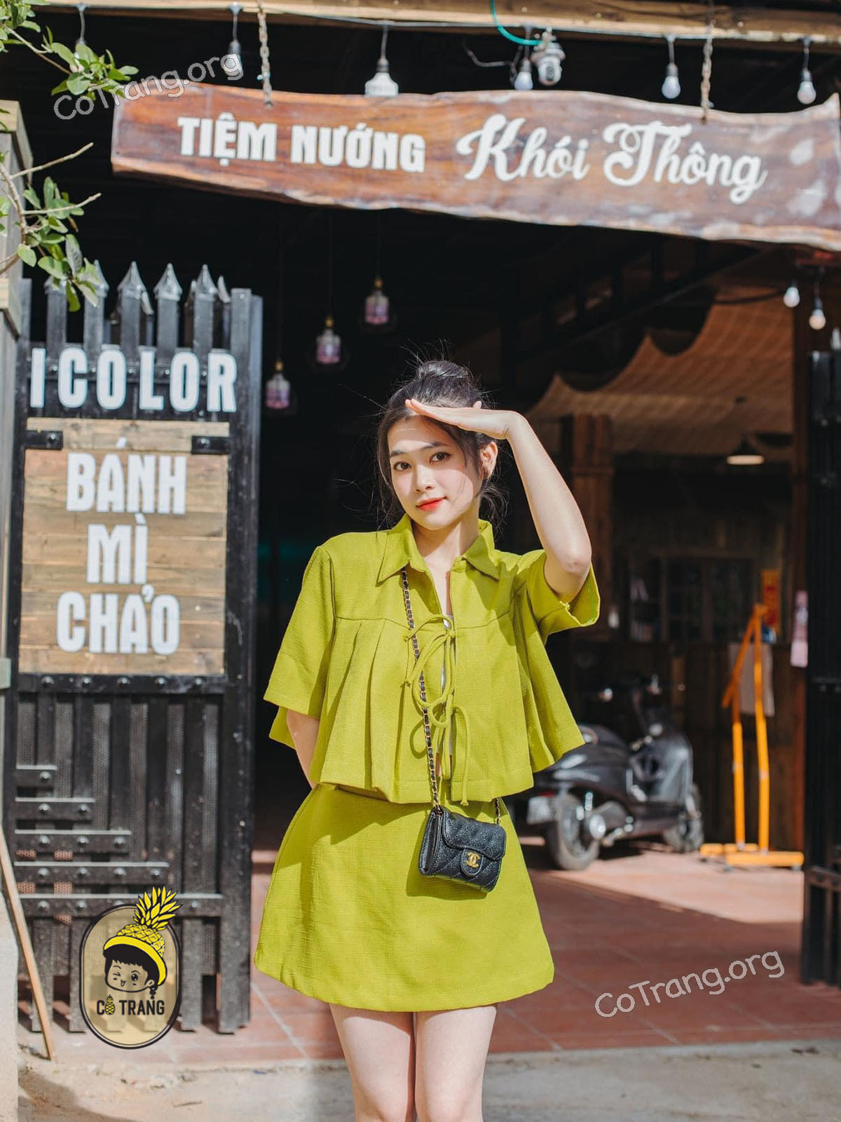 Góc checkin tại Tiệm Nướng Khói Thông Đà Lạt