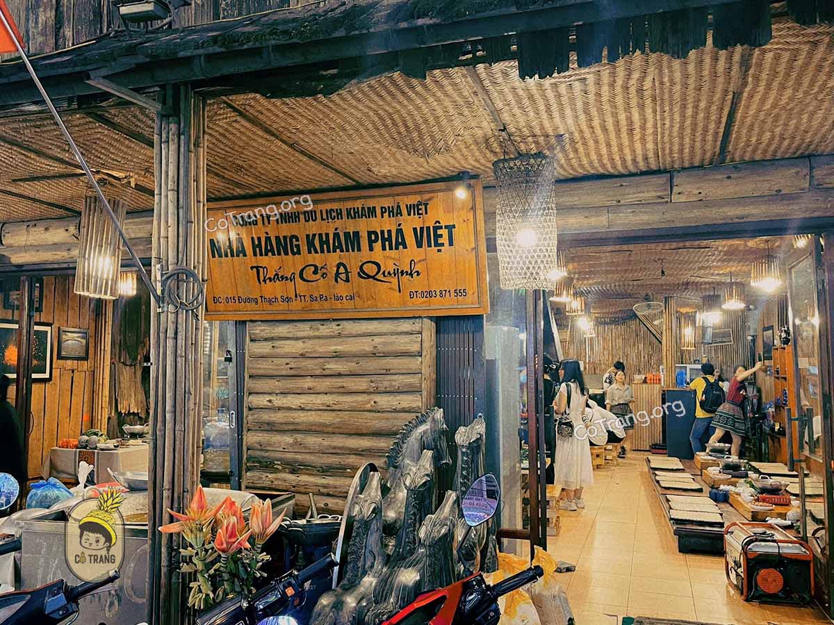 Thắng Cố A Quỳnh - Nhà Hàng Nổi Tiếng và Lâu Đời tại SaPa, Menu, Review