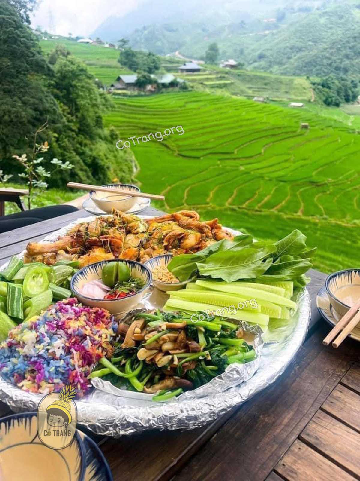 Menu thức ăn tại Sailing Sapa