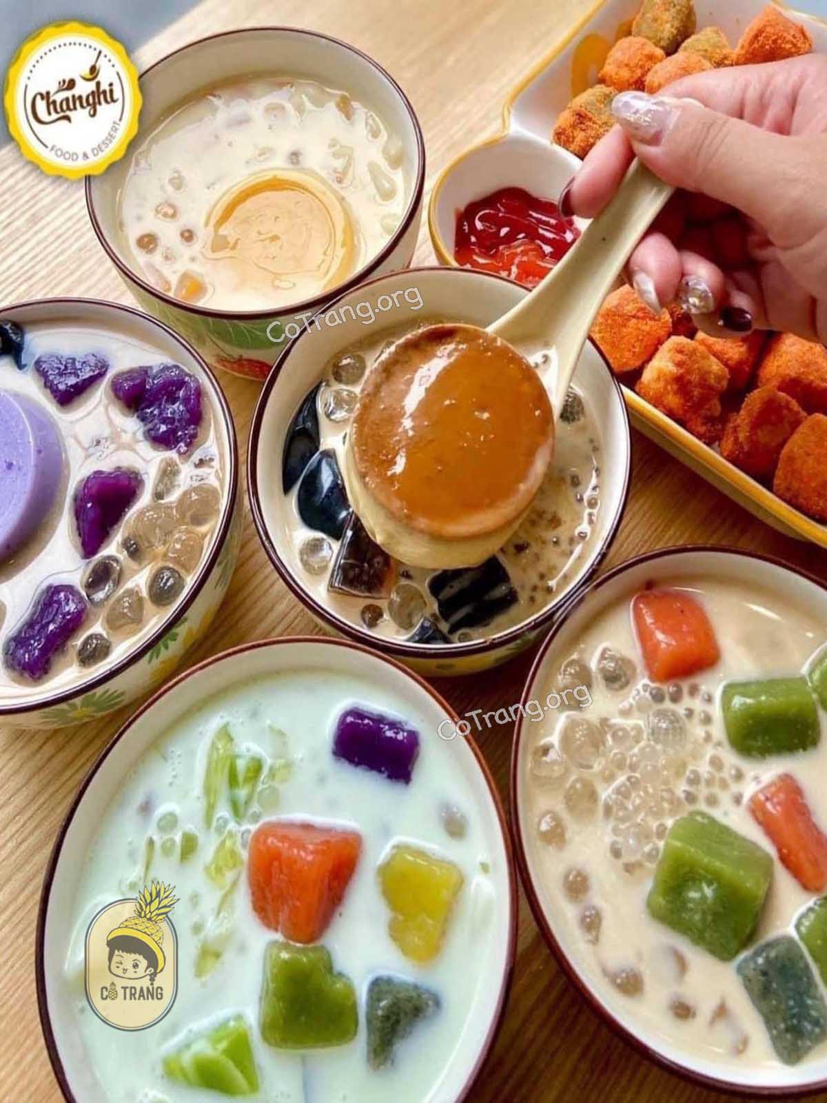 Menu tại Tiệm Chè Chang Hi