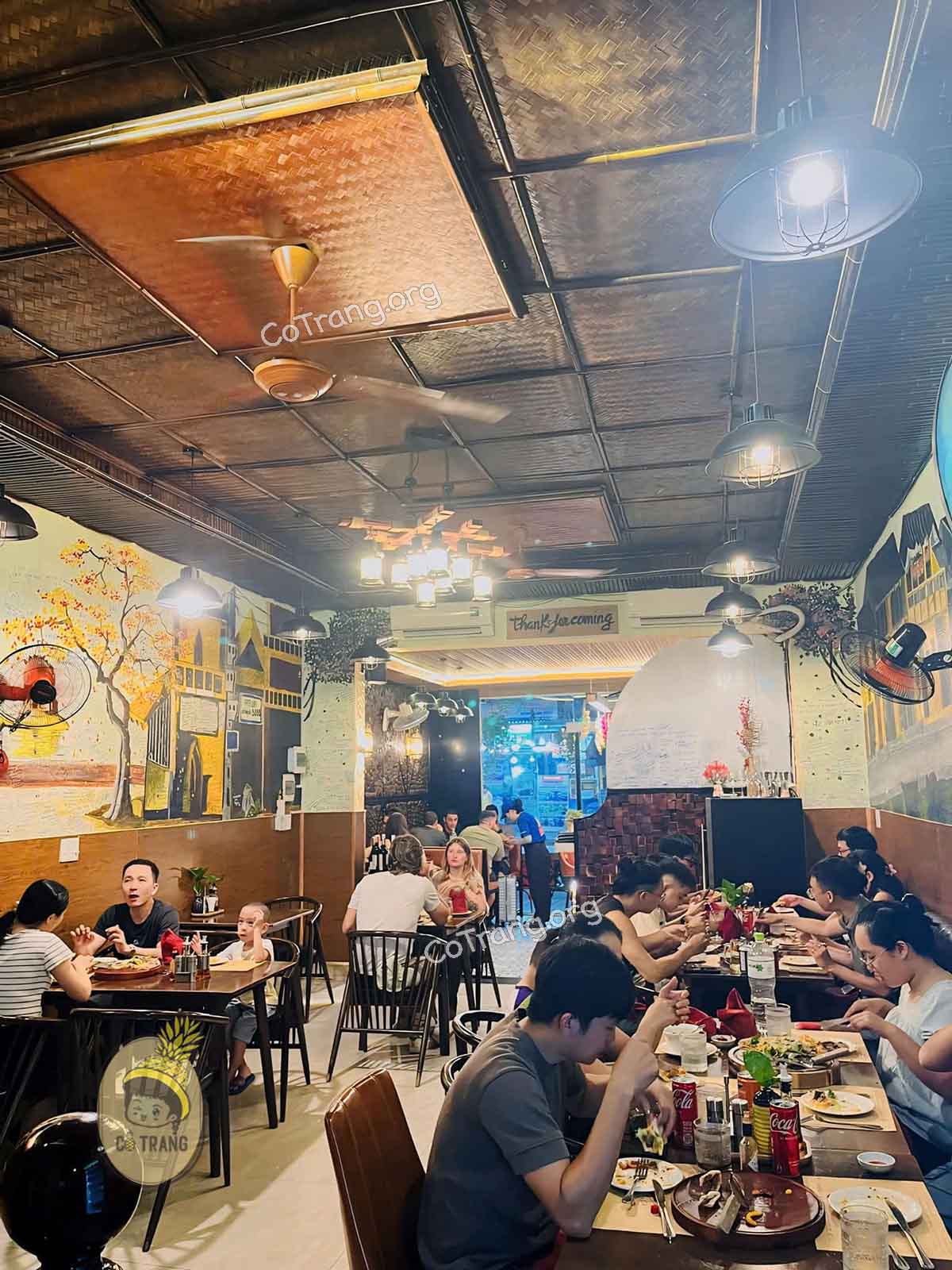 Không gian thực tế tại Herbal Pizza and Steak Hội An