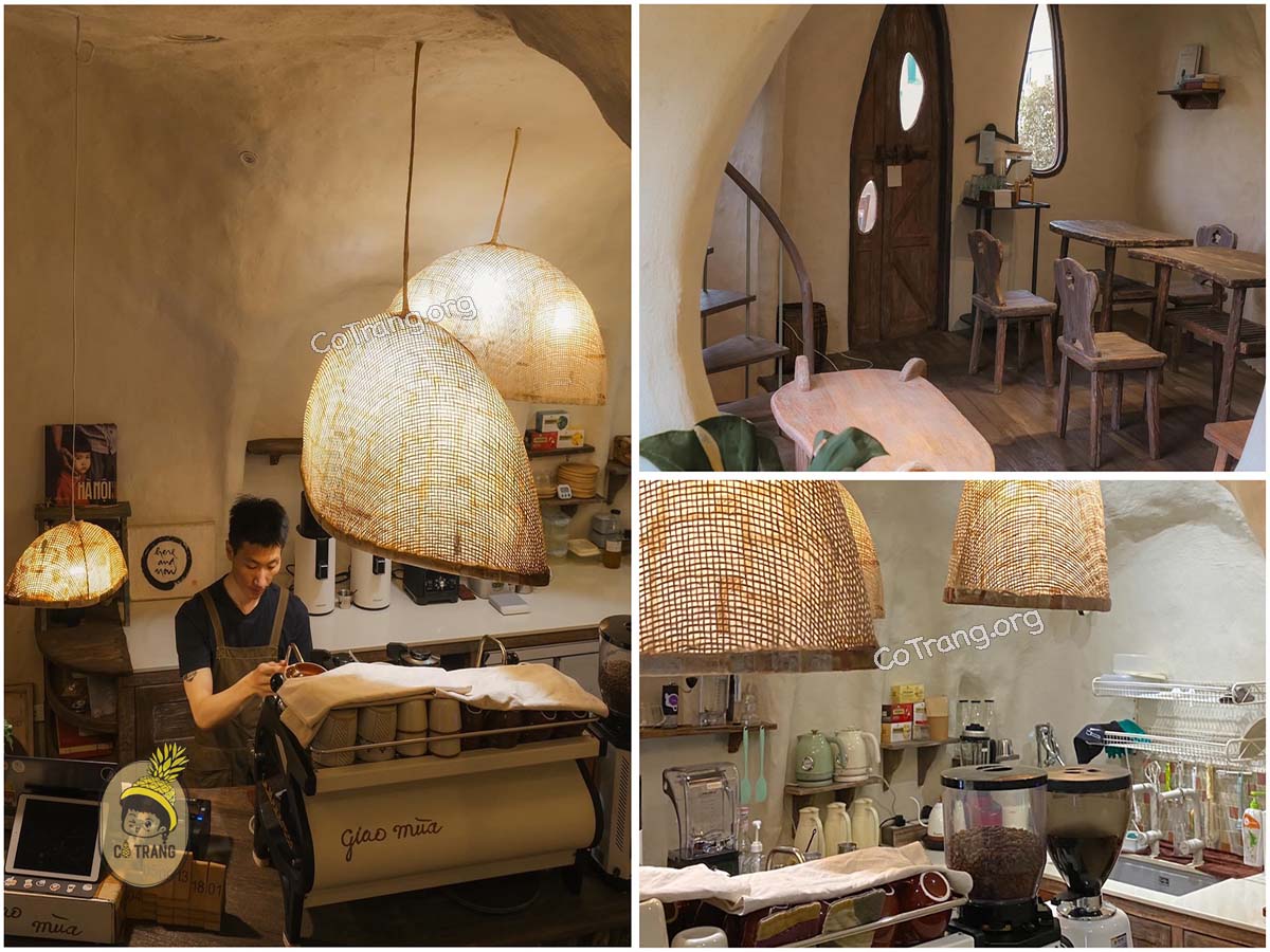 Cafe Giao Mùa 77 Lò Sũ Hà Nội - Một Vibe Địa Trung Hải Xinh Xắn, Cực Chill