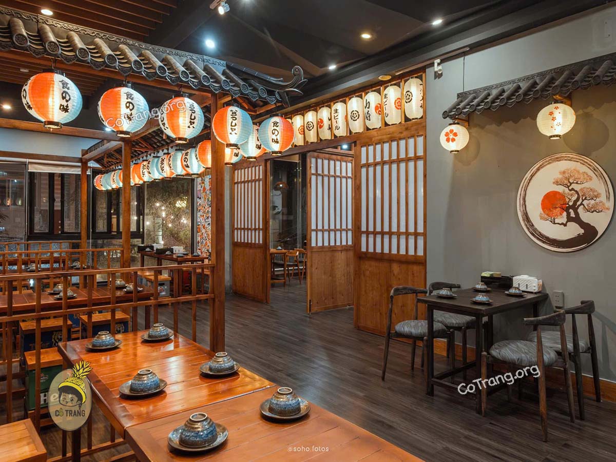 Không gian thực tế tại Mori Sushi Đà Nẵng