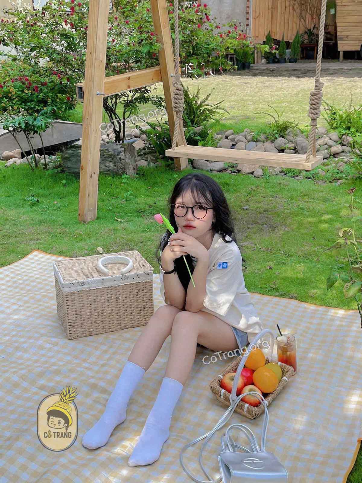 Góc checkin tại Hiên Coffee And More Quảng Ngãi