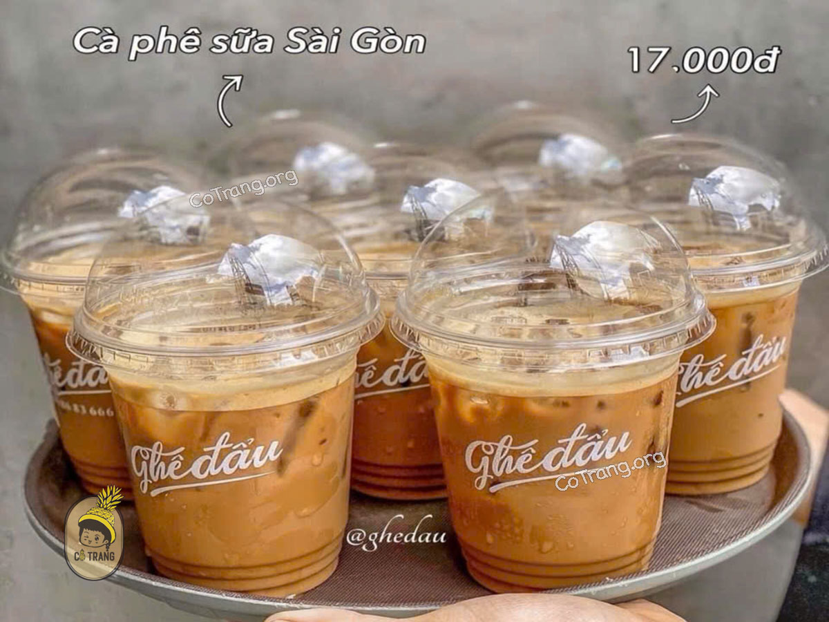 Menu thức uống tại Ghế Đẩu Quảng Ngãi