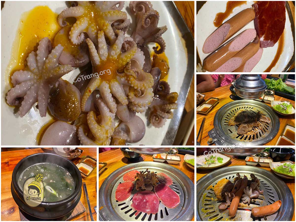Menu tại GoGi House Đà Nẵng